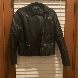 Faux leather jacket